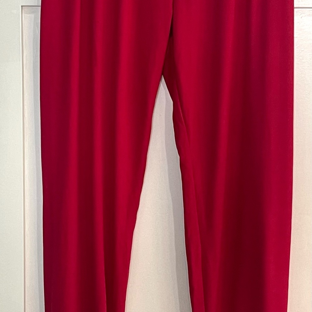 U.S. Polo Assn. Women's Red Skinny Ponte Pants